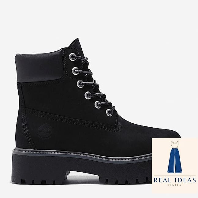 30 Timberland Boots Outfit Women That Are Breathtakingly Beautiful 7 All Black Everything