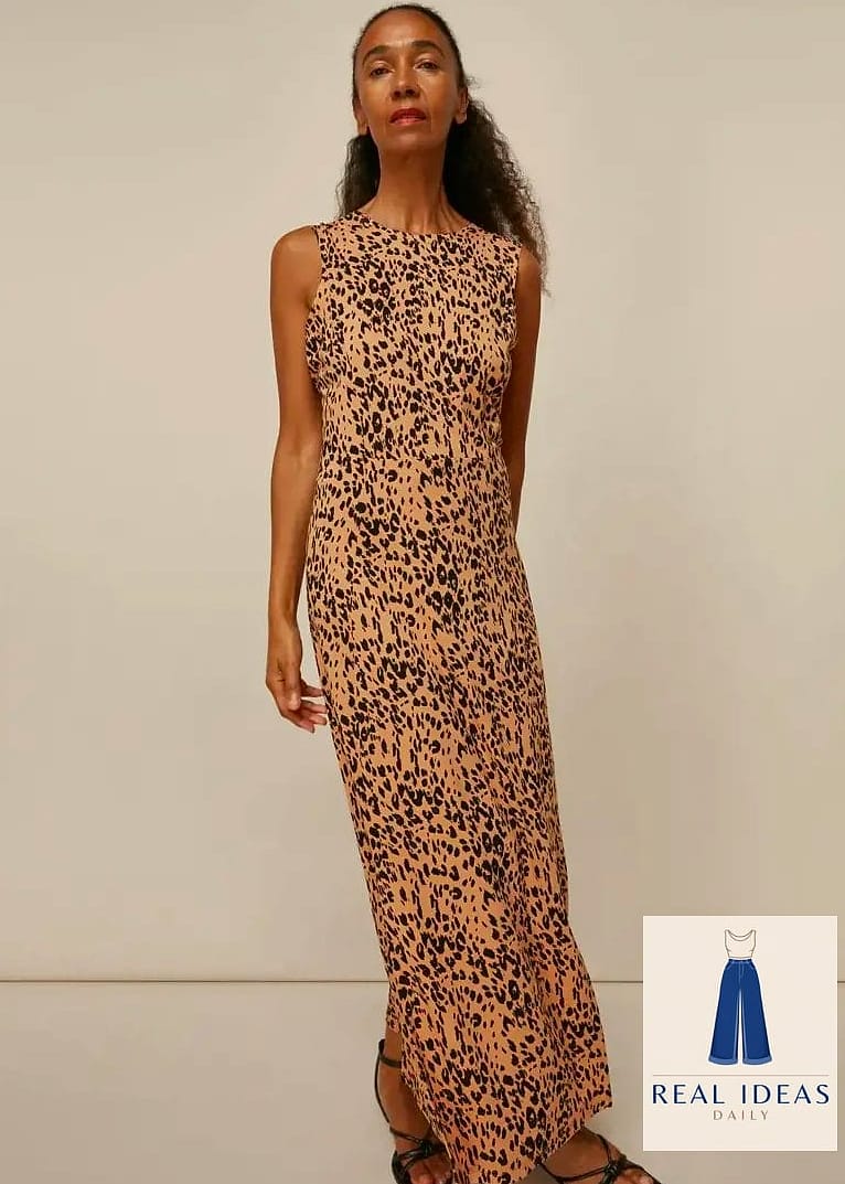 Animal Print Sundress for a Bold Statement