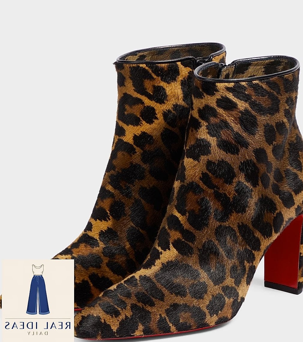 21 Red Boots Outfit Every Woman Needs to See 20 Animal Print and Red Boots