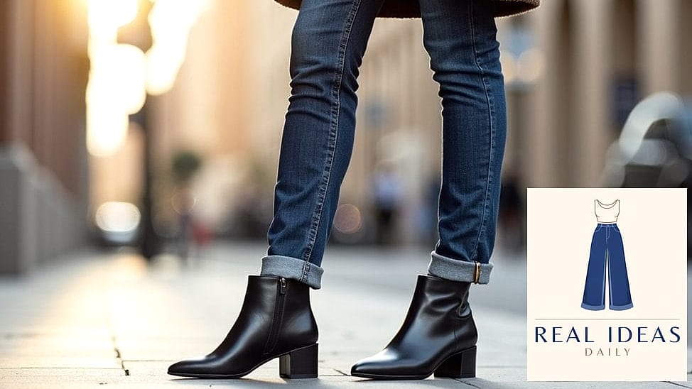 24 Boots Outfit For Women That Are Trending Right Now 8 Ankle Boots with Straight-Leg Jeans