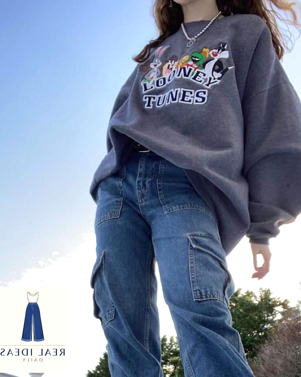 26 Cute Baggy Jeans Outfit Every Style Lover Needs to See 18 The Athleisure Hybrid