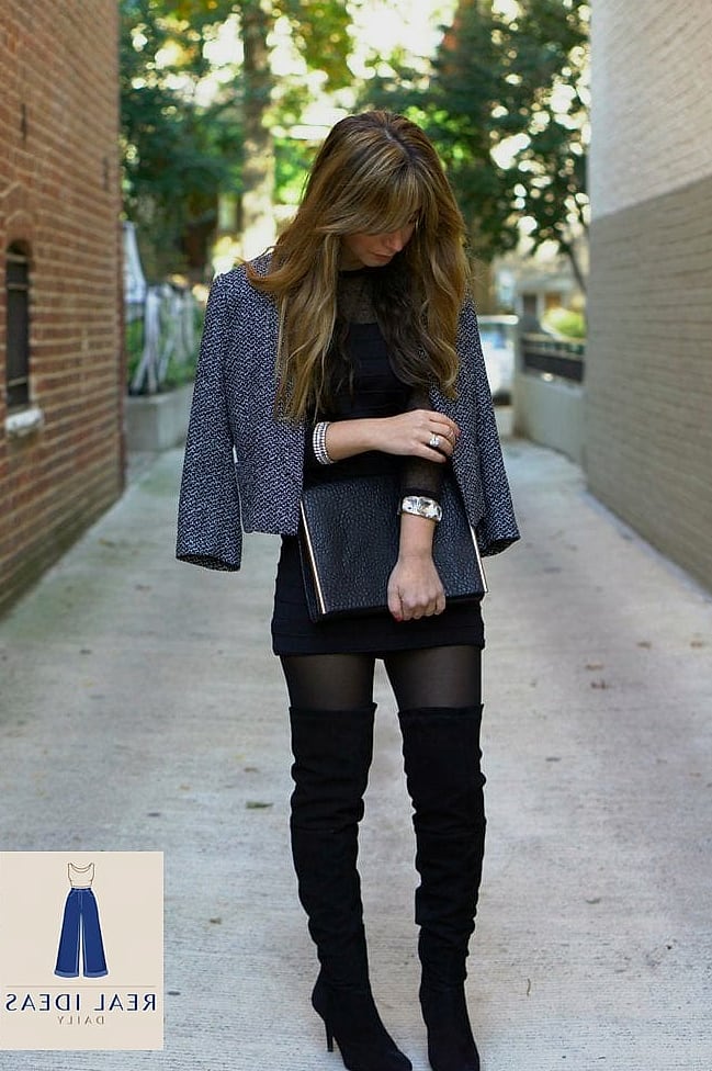 Athletic Dress Meets Boots