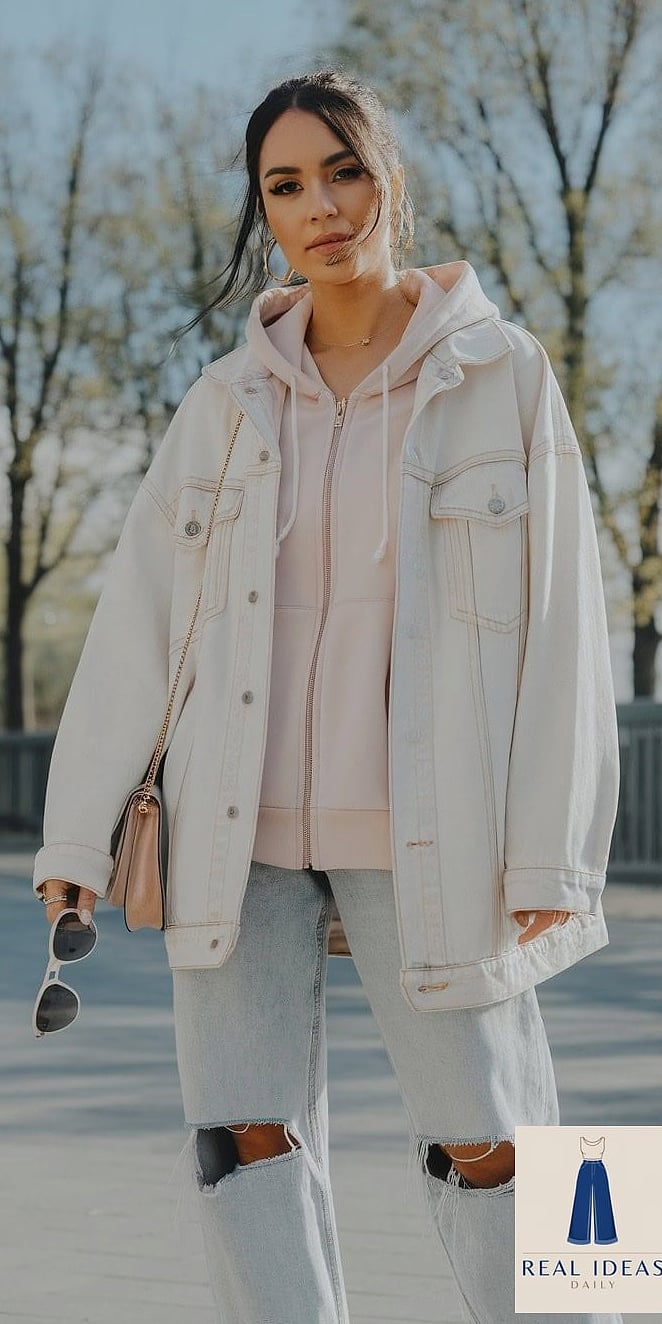 Athletic Dress Over a Zip Up Hoodie