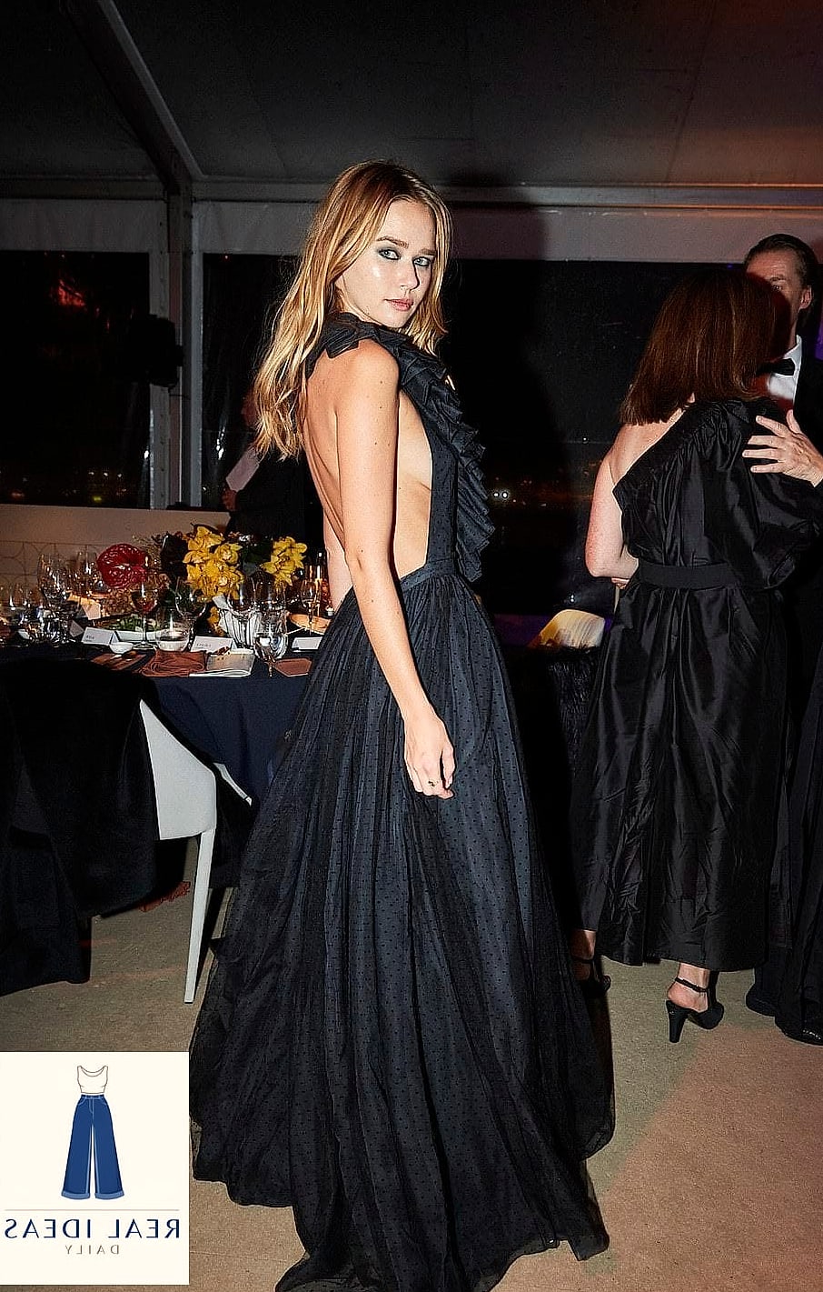 Backless Black Dress for a Showstopper Moment