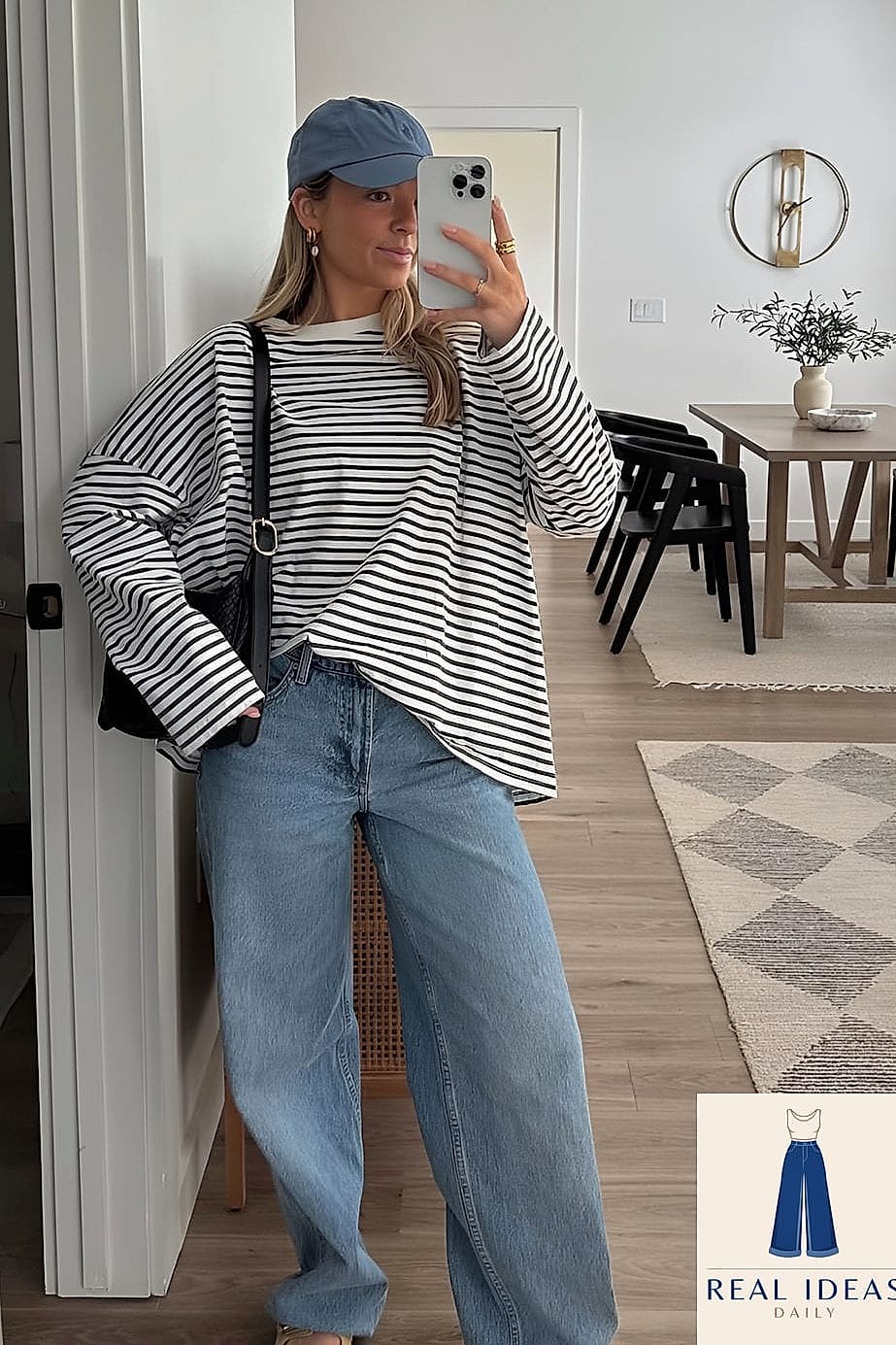 25 Outfits Con Baggy Jeans That Are Absolutely Stunning 10 Baggy-Jeans Outfit: With a Ribbed Turtleneck