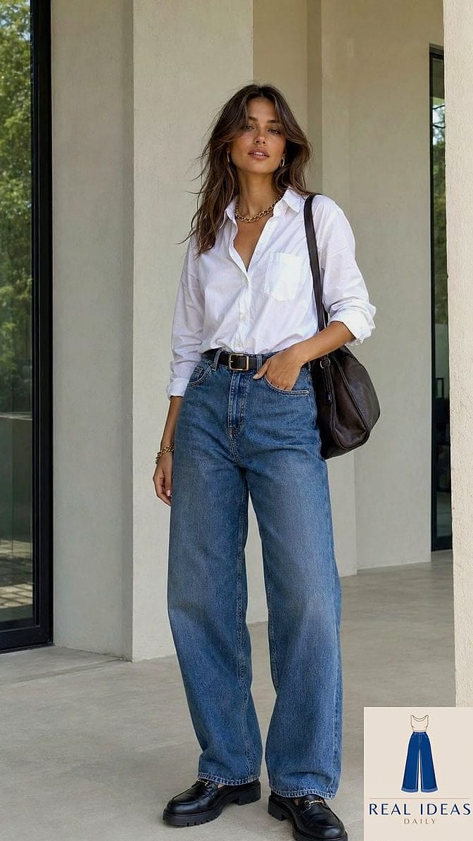 Baggy Jeans and Chunky Loafers