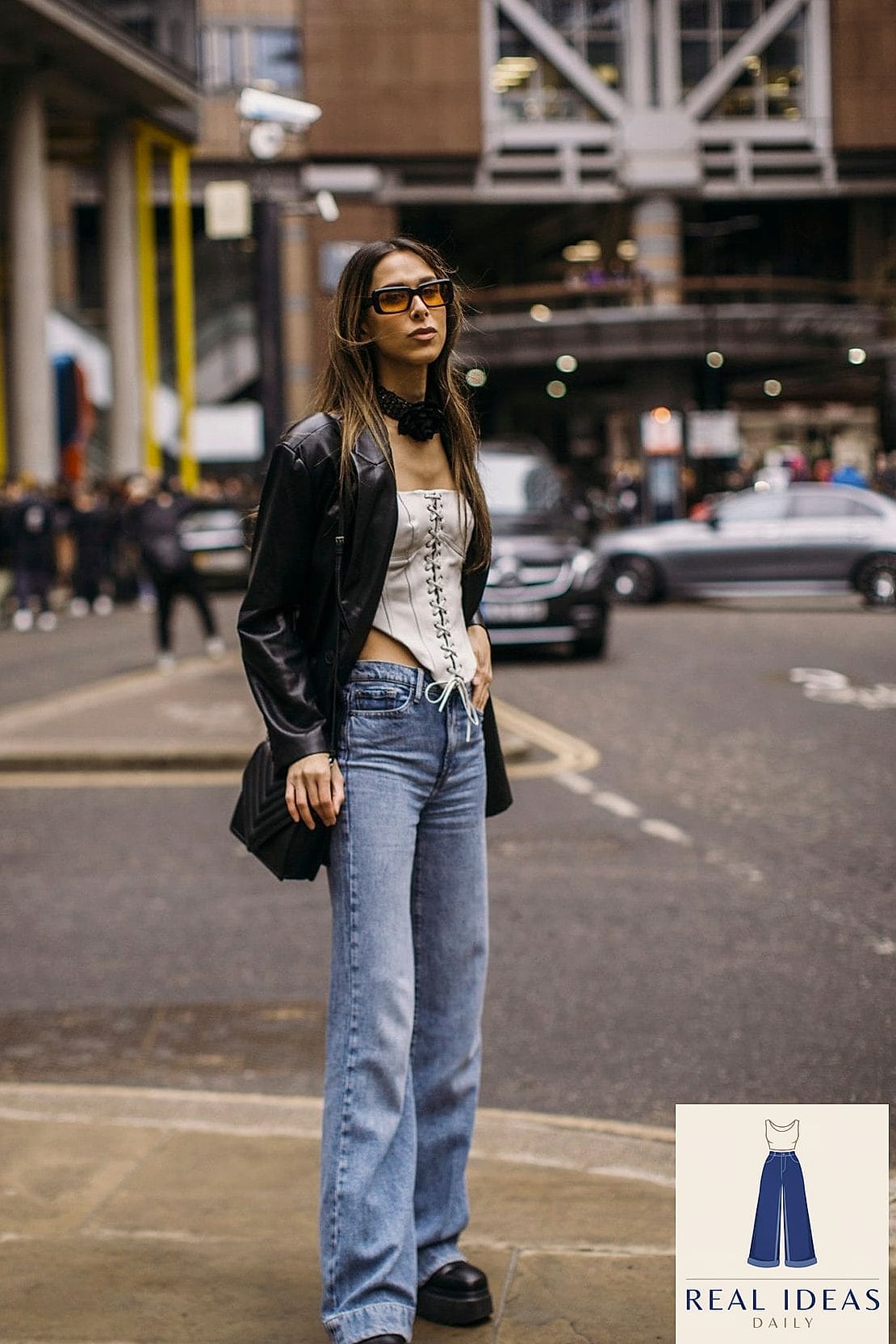 27 Outfit Inspo Baggy Jeans You Need to Try Next 17 Baggy Jeans and Chunky Cardigan Combo