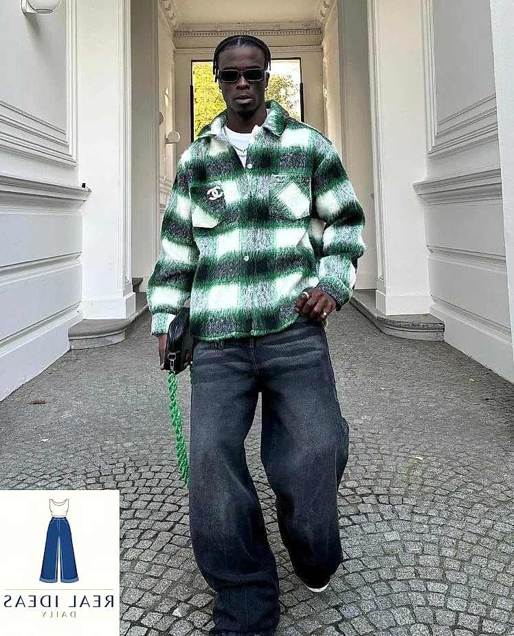 27 Outfit Inspo Baggy Jeans You Need to Try Next 24 Baggy Jeans With Plaid Layers