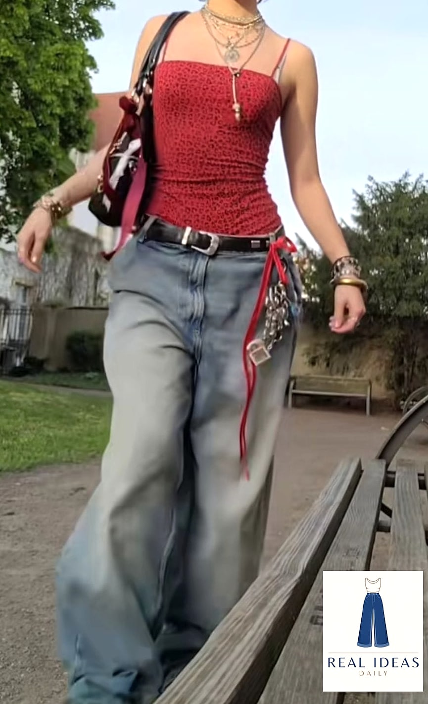 27 Outfit Inspo Baggy Jeans You Need to Try Next 25 Baggy Jeans and a Statement Belt