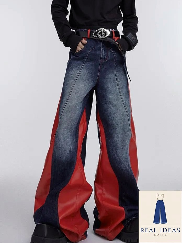 Baggy Jeans in Cobalt Blue