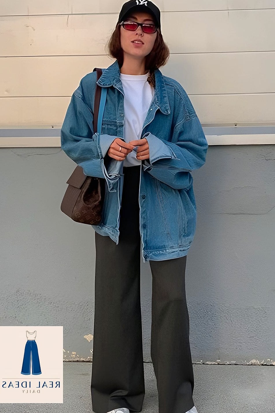 Baggy-Jeans Outfit: With an Oversized Trench Coat