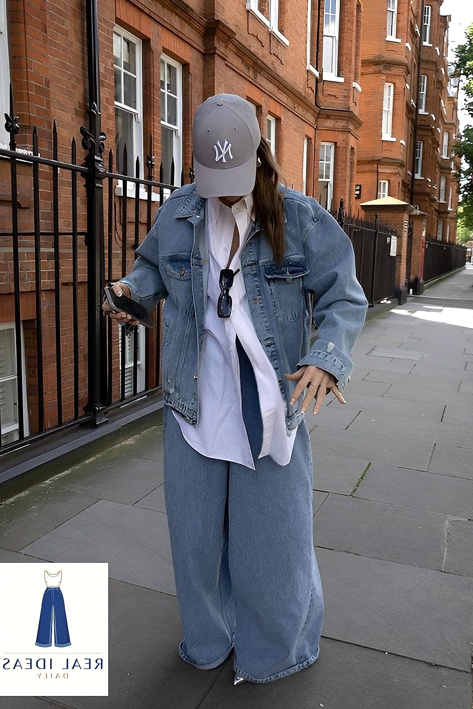 Baggy-Jeans Outfit: With a Plaid Flannel Layer