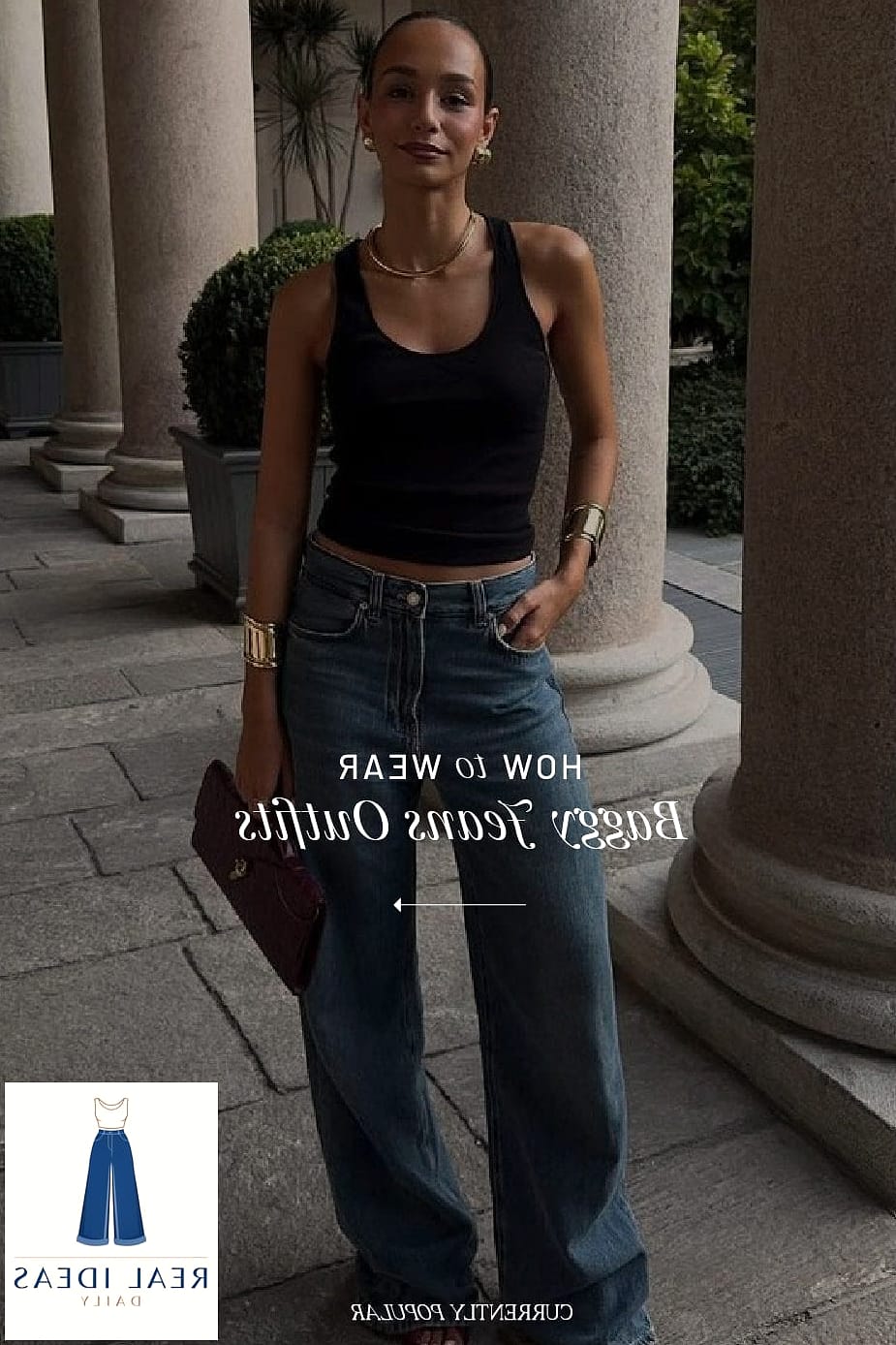Baggy-Jeans Outfit: With a Wedding-Guest Twist