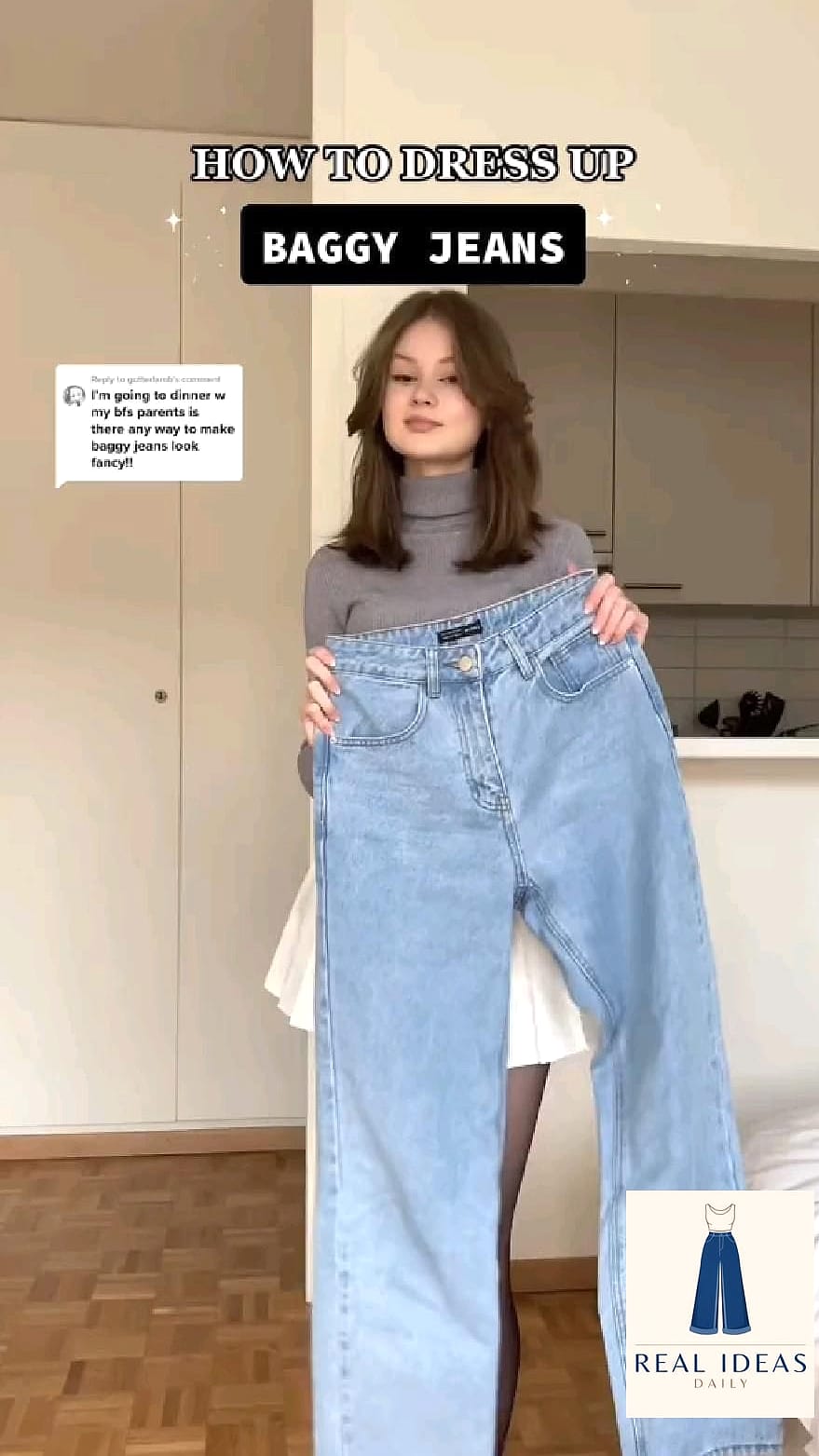 Baggy Jeans + Dress