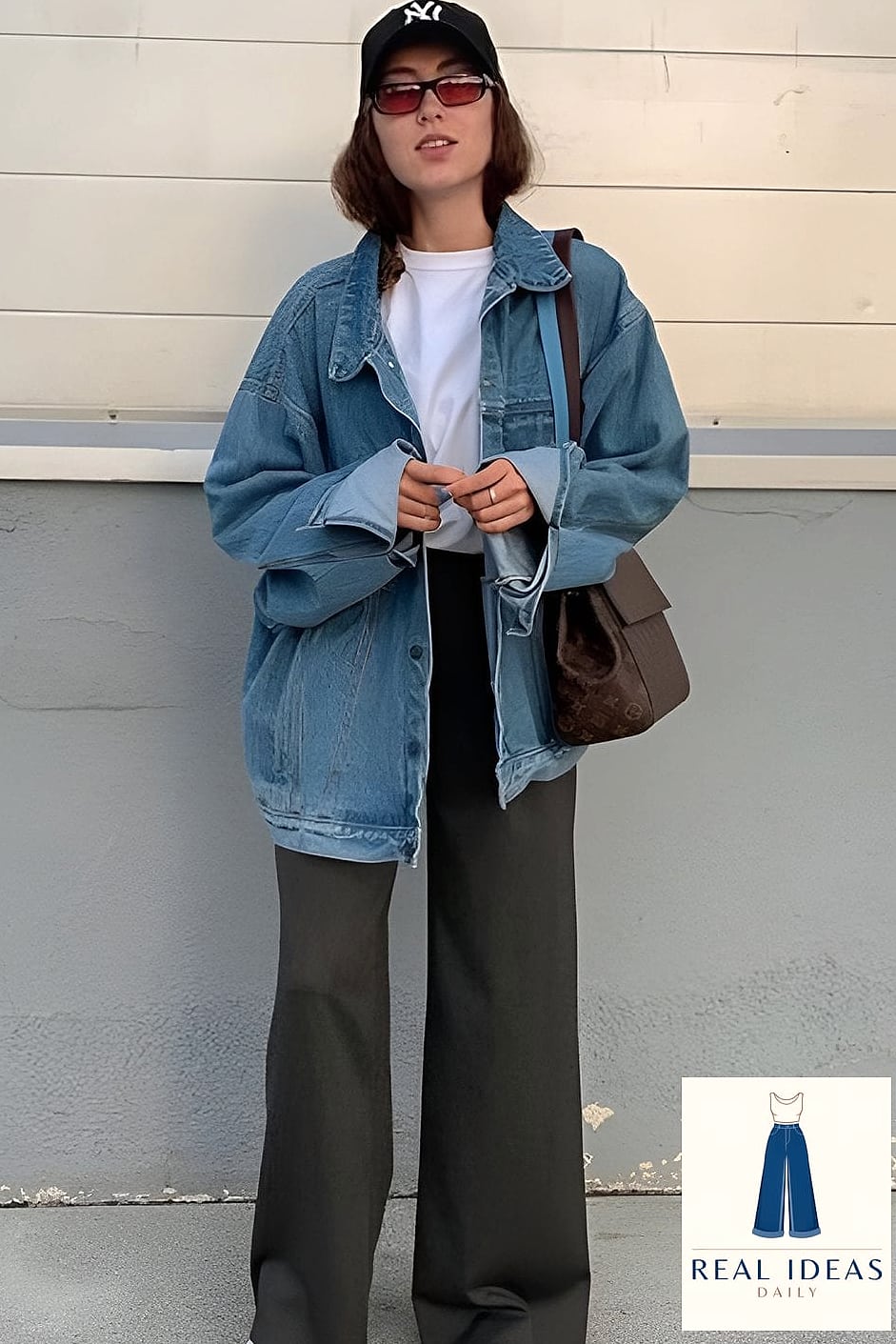 Baggy Jeans + Cropped Hoodie