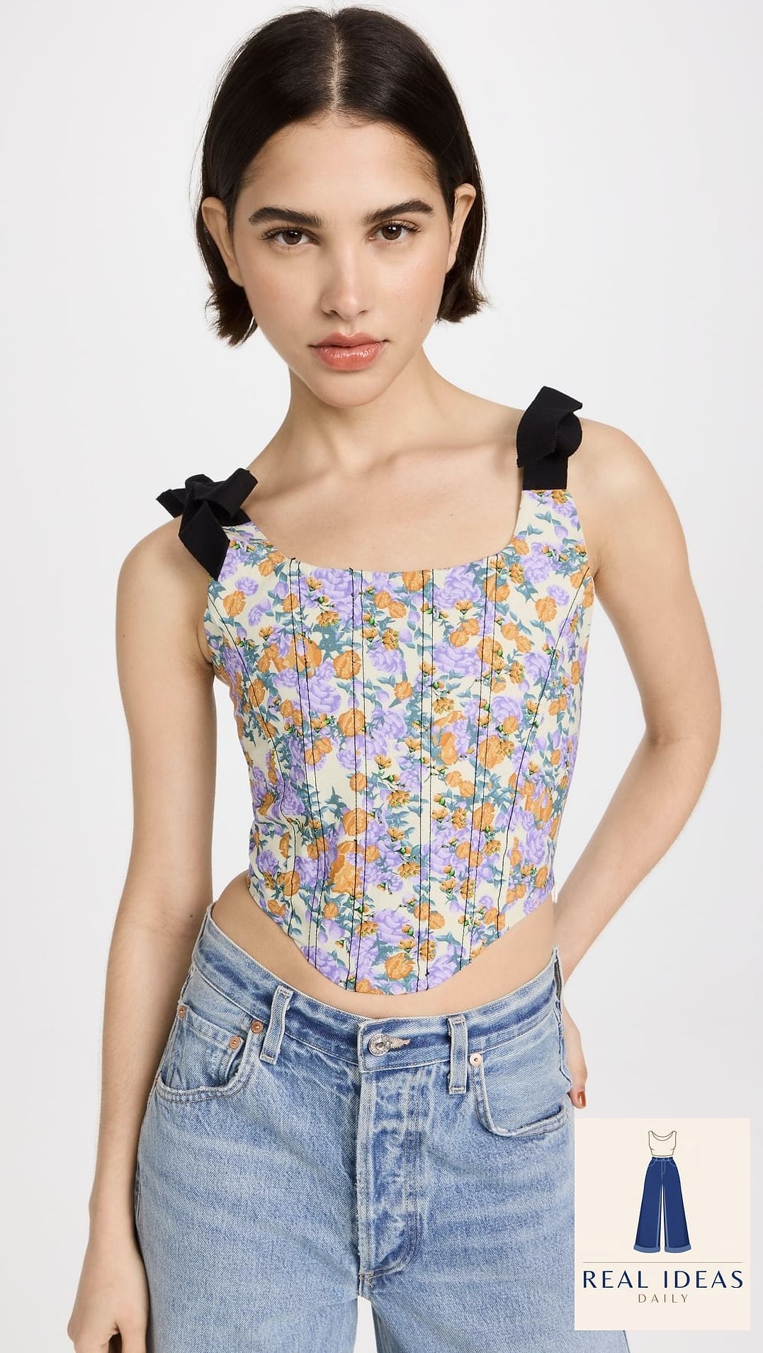 Baggy Jeans + Corset Top