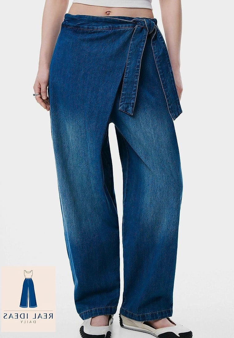 Baggy Jeans + Wrap Top