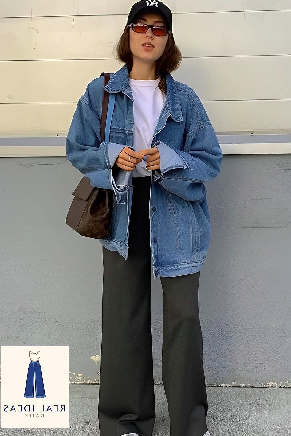 Baggy Jeans + Denim Jacket
