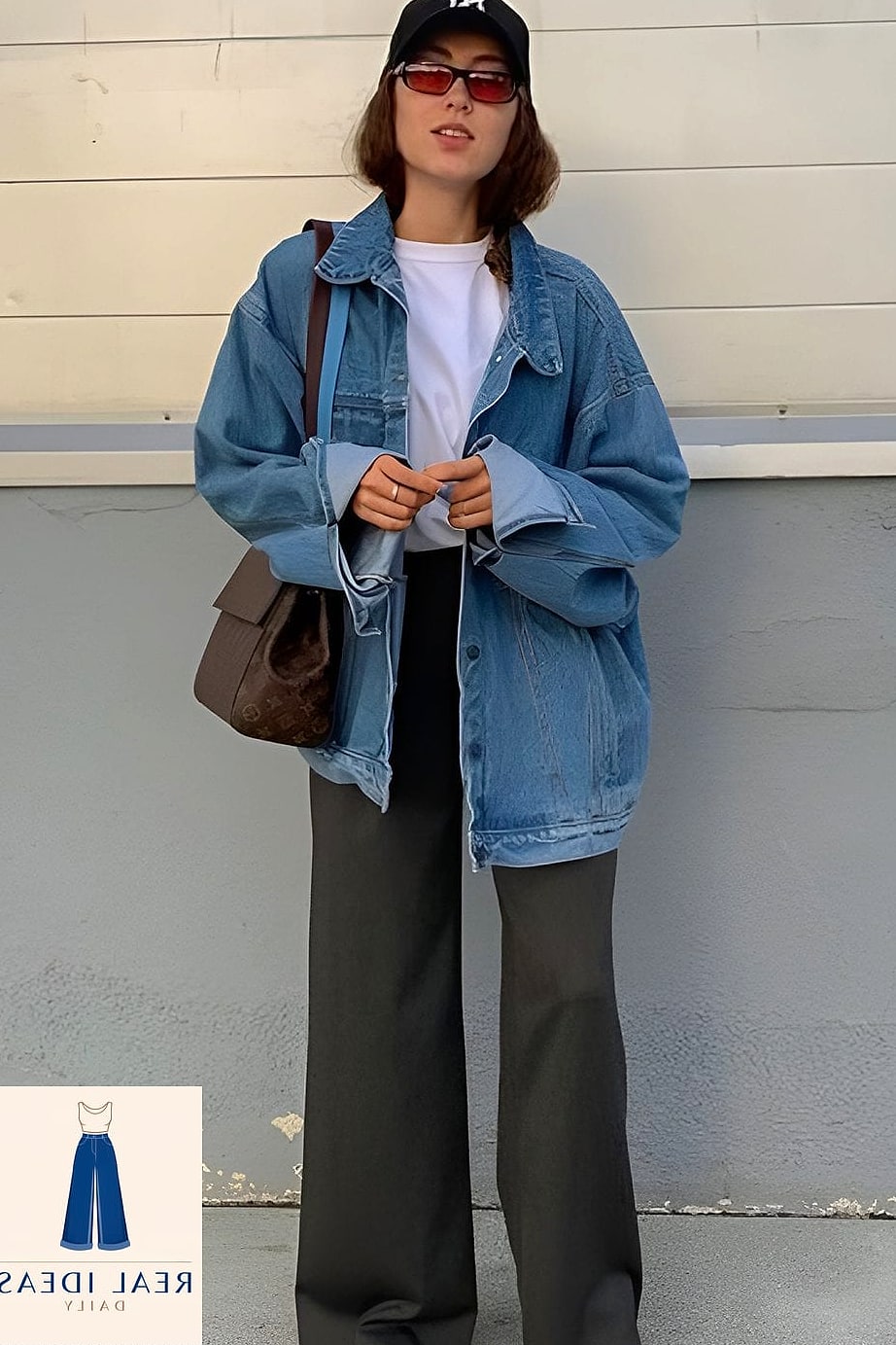 Baggy Jeans + Structured Jacket