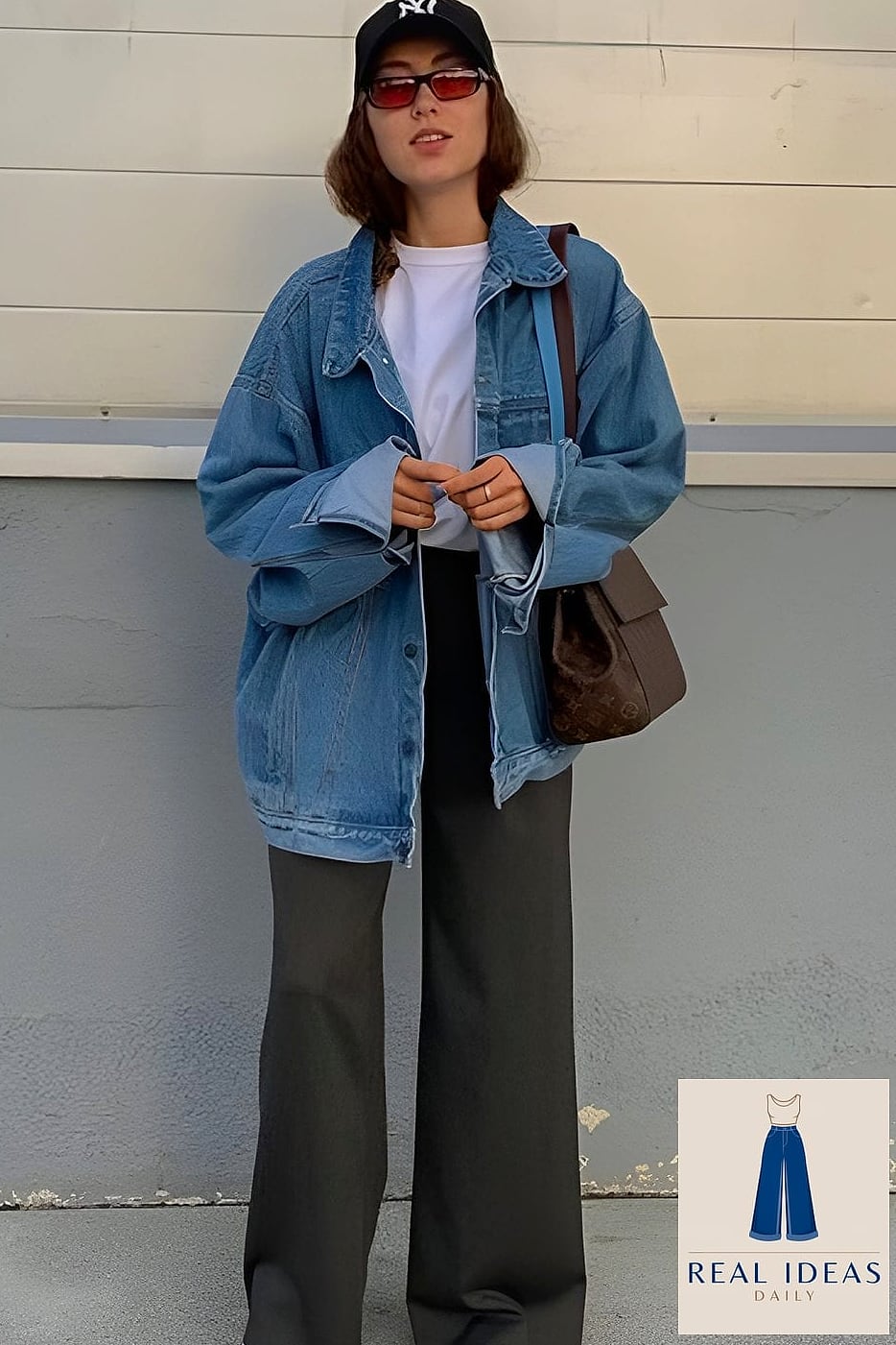 28 Casual Baggy Jeans Outfit Worth Pinning Immediately 22 Baggy Jeans with Chrome or Glazed Donut Nails