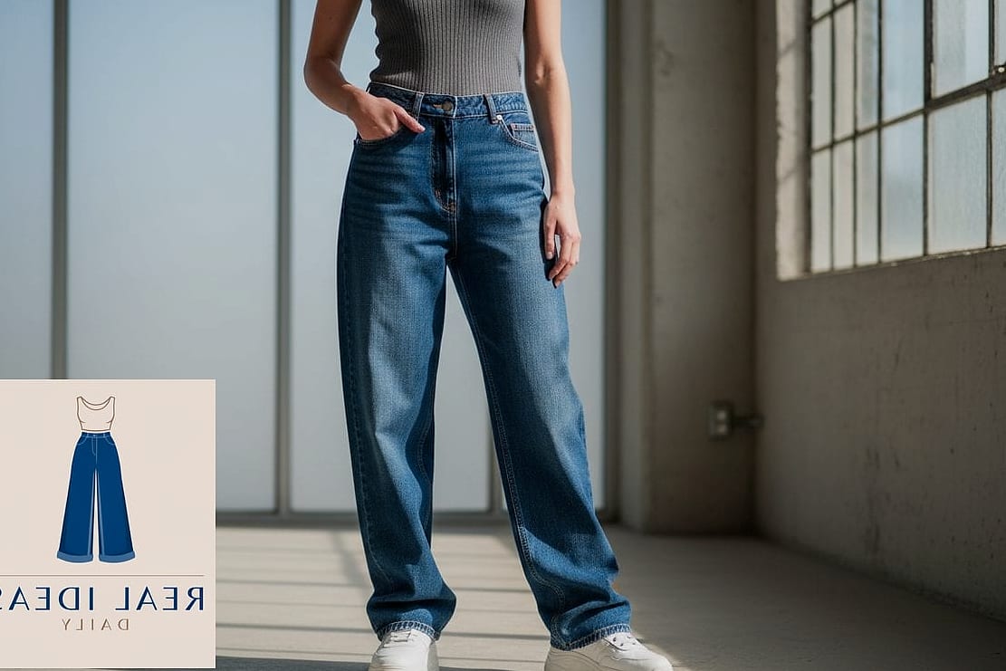 21 Baggy Jeans Tight Top That Will Transform Your Look 20 Baggy Jeans With a Fitted Denim-on-Denim Top
