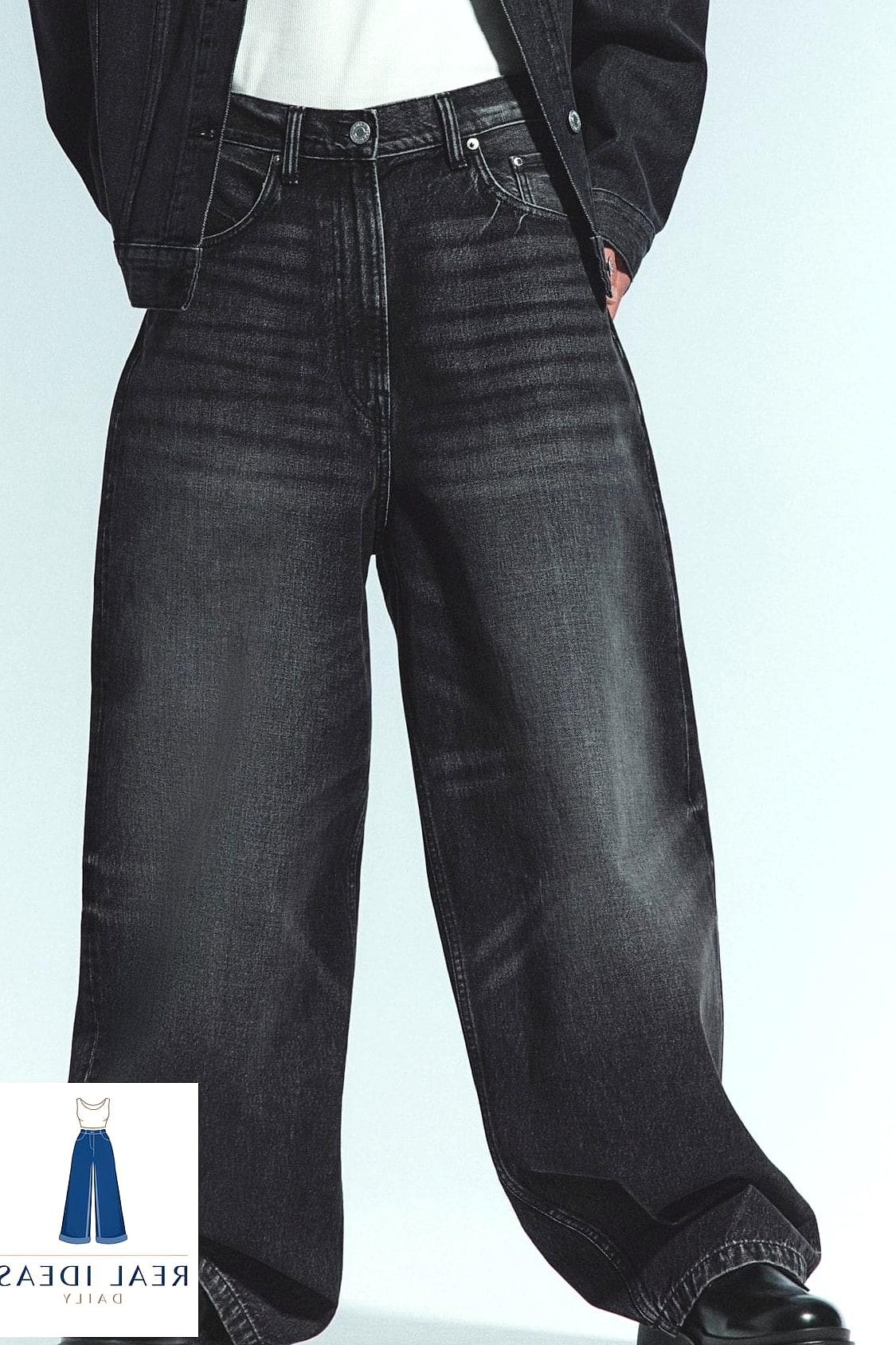 21 Super Baggy Jeans Outfit That Are Absolutely Stunning 9 Baggy-Jeans Outfit: With Western-Inspired Boots