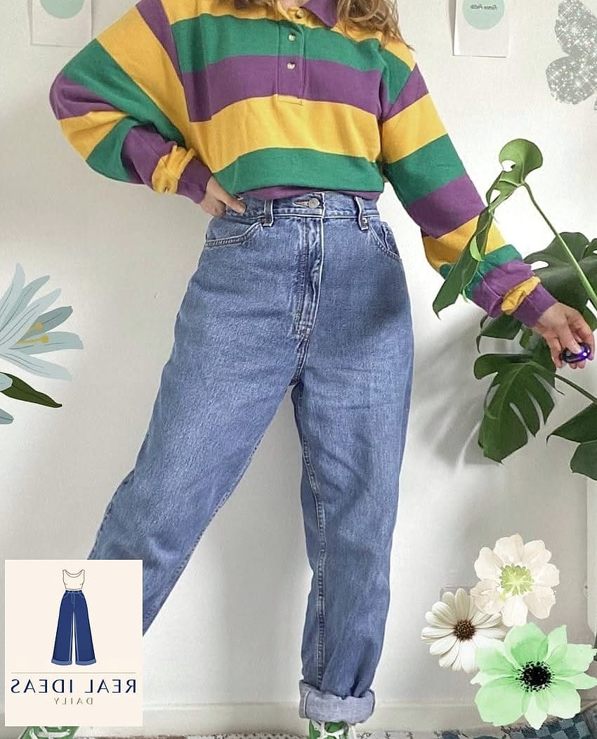 26 Cute Baggy Jeans Outfit Every Style Lover Needs to See 4 Baggy-Jeans Outfit: With an '80s-Skater Twist