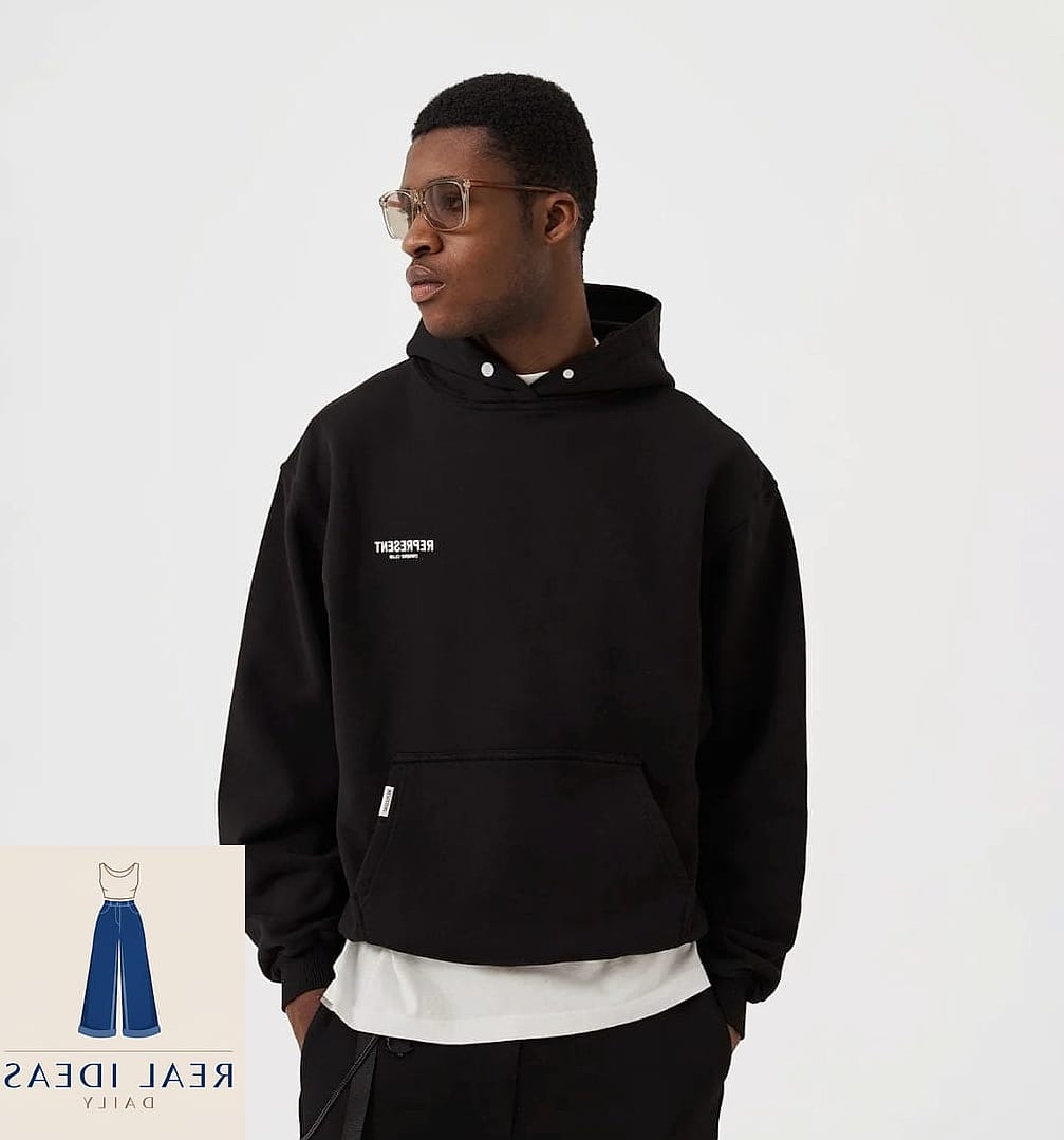 Black Hoodie With a Statement Coat