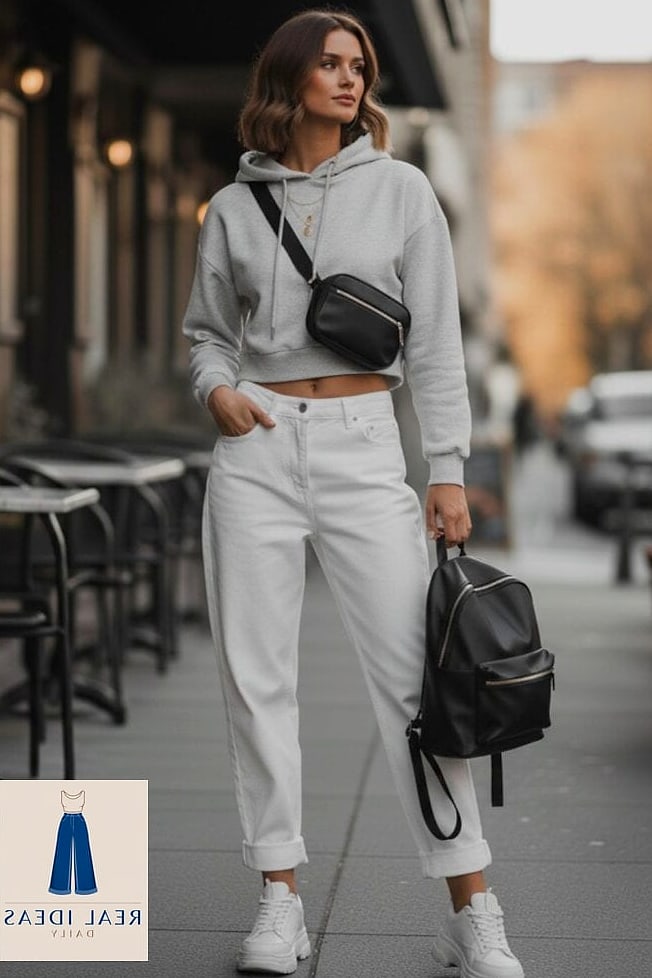 The Bodysuit and Baggy Jeans Pairing