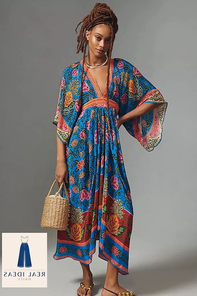 Bohemian Maxi with a Bucket Hat