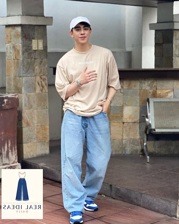BUCKET HAT & BAGGY JEANS STREETWEAR LOOK