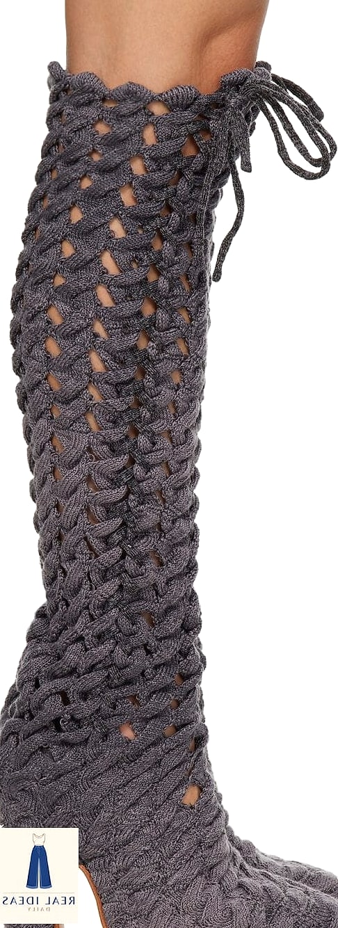 Cable Knit Turtleneck and Suede Boots