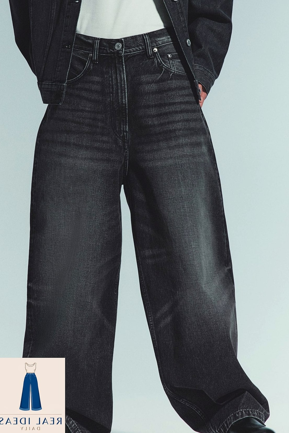 Camel Trench Coat and Baggy Jeans for Timeless Polish