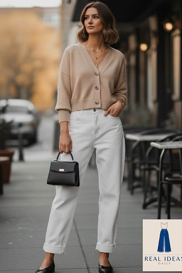 The Cardigan and Baggy Jeans Layer