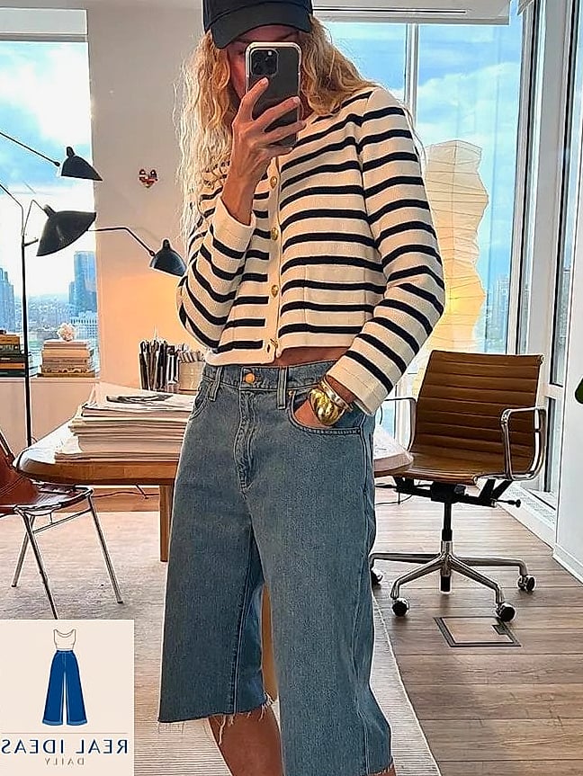 Cardigan and Jorts for Coastal Grandma Energy