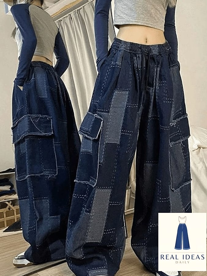 27 Light Blue Baggy Jeans Outfit That Every Stylist Needs to See 23 Cargo-Inspired Utility Vest Layer