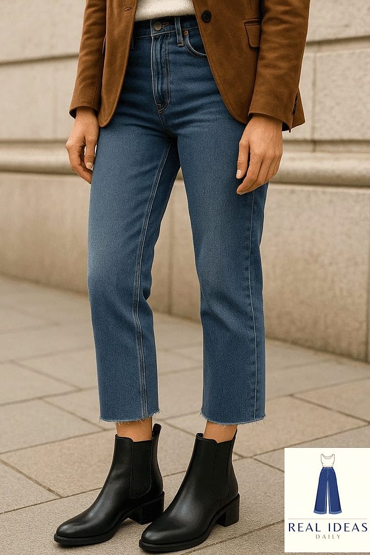Chelsea Boots with Cropped Trousers