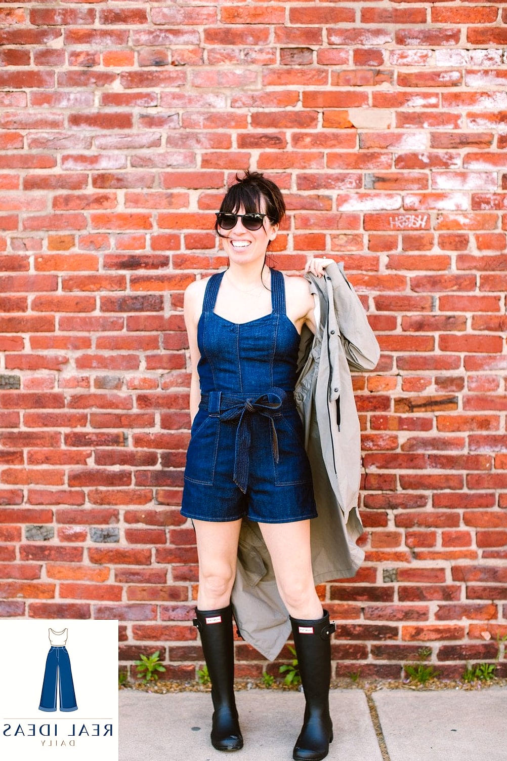 Chunky Lug Sole Rain Boots with Leggings