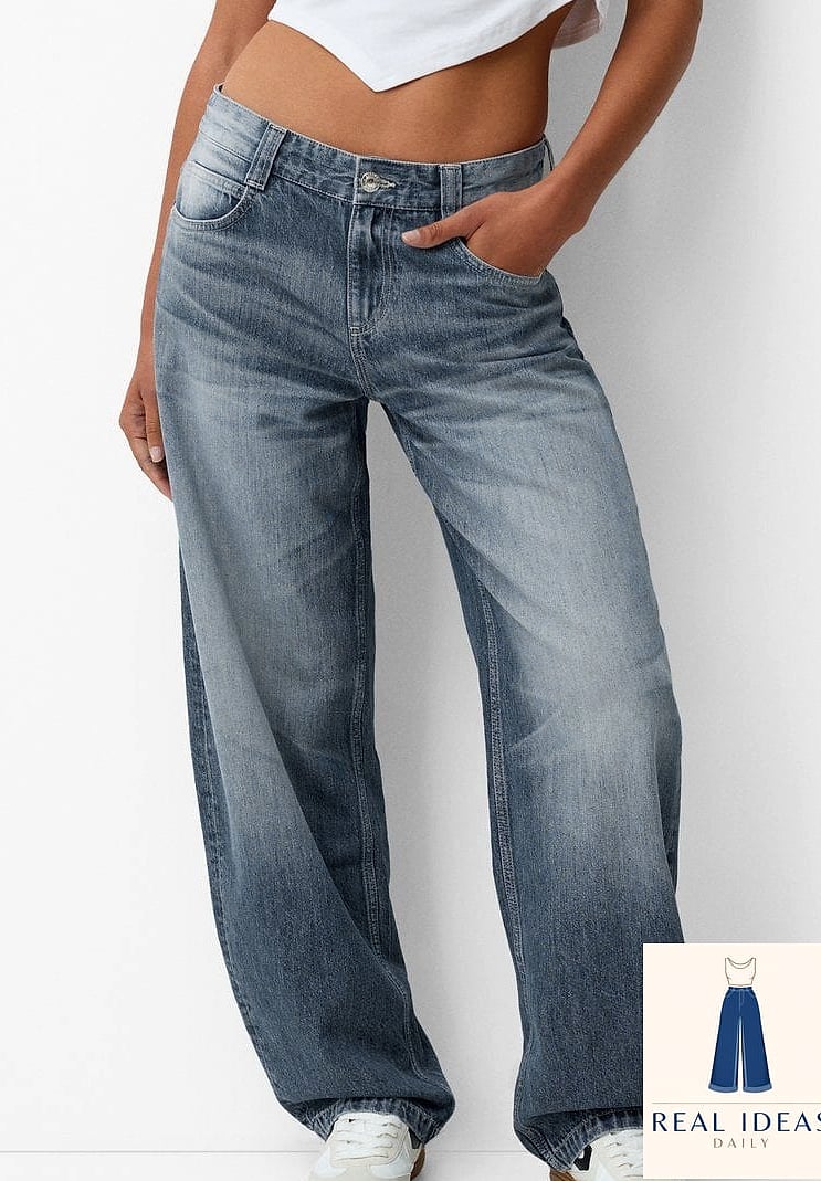 CHUNKY TURTLENECK & BAGGY JEANS