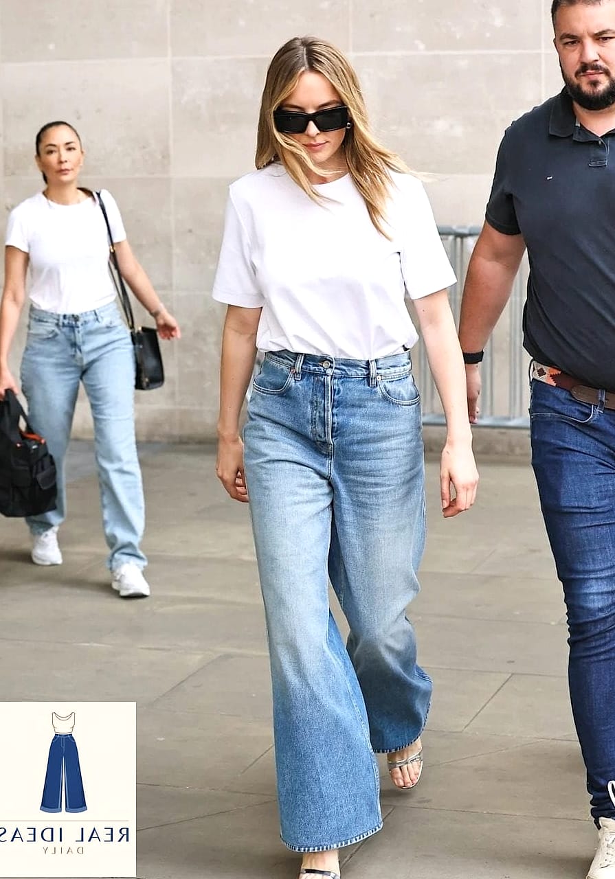 The Classic White Tee and Stiletto Combo