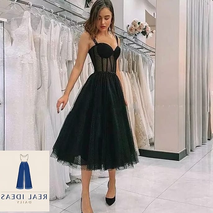 Corset Top Black Dress for Old Hollywood Glam
