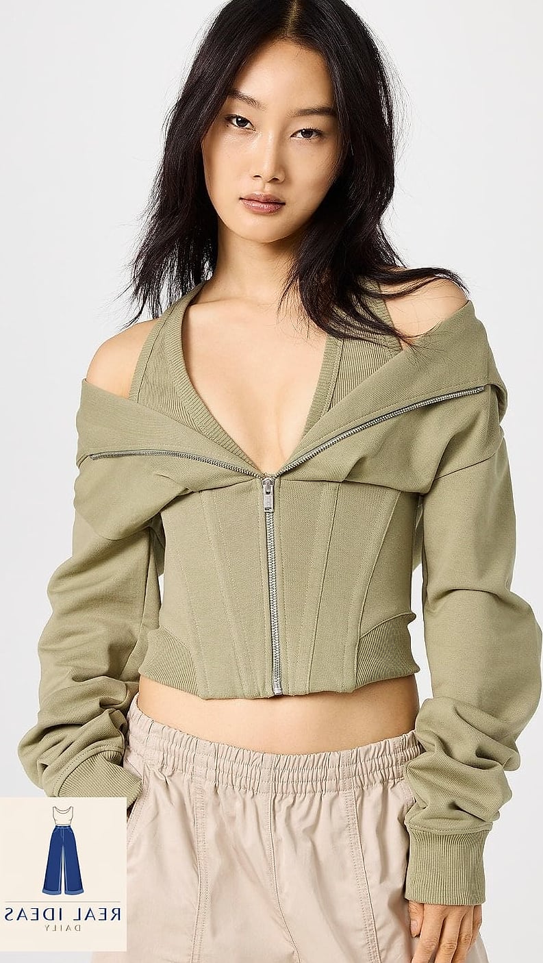 With a Corset Top Underneath