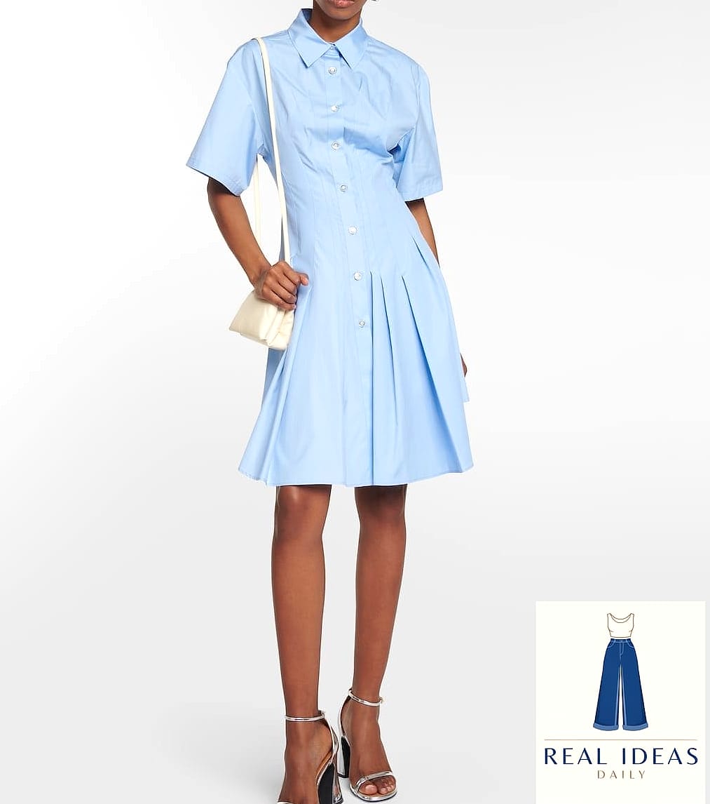 Cotton Poplin Shirt Dress