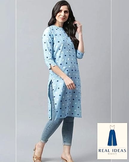 Cropped Kurti Meets Low Rise Baggy Jeans