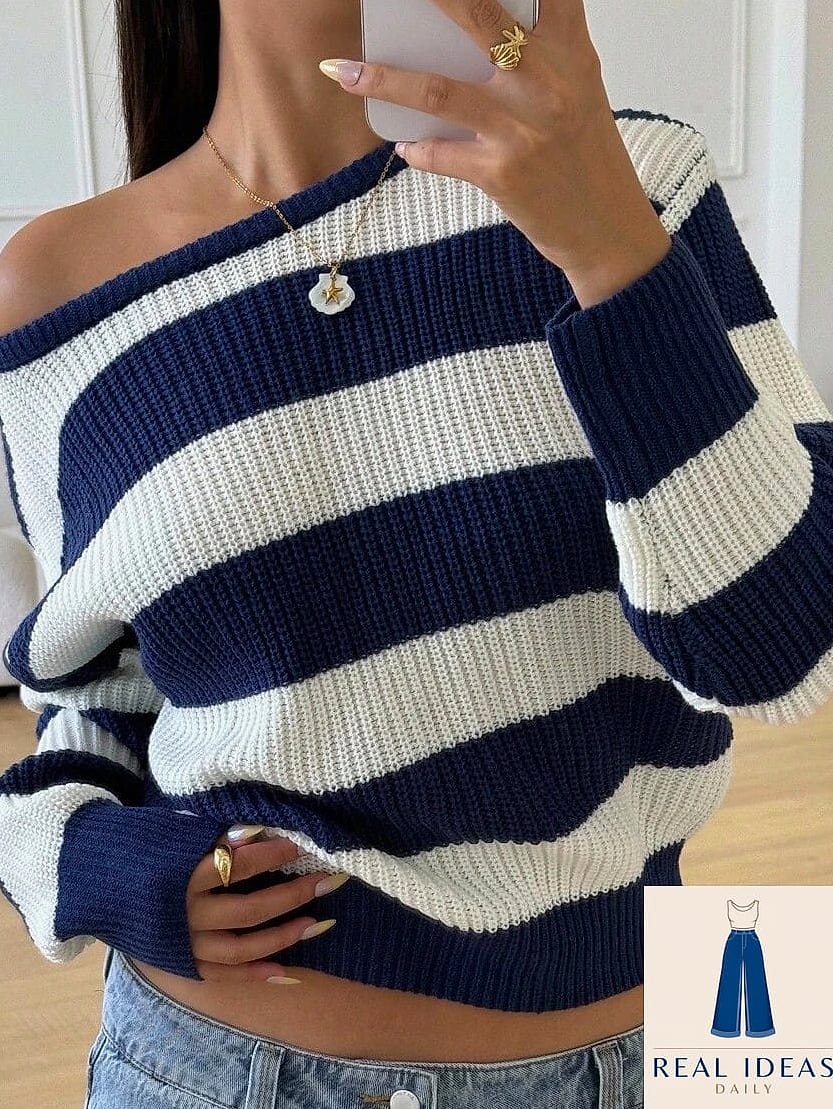 CROPPED SWEATER & BAGGY JEANS