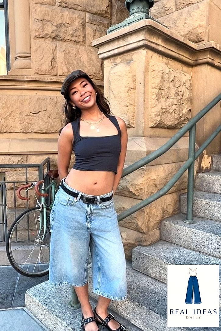 The Cropped Tank and Baggy Jorts Combo