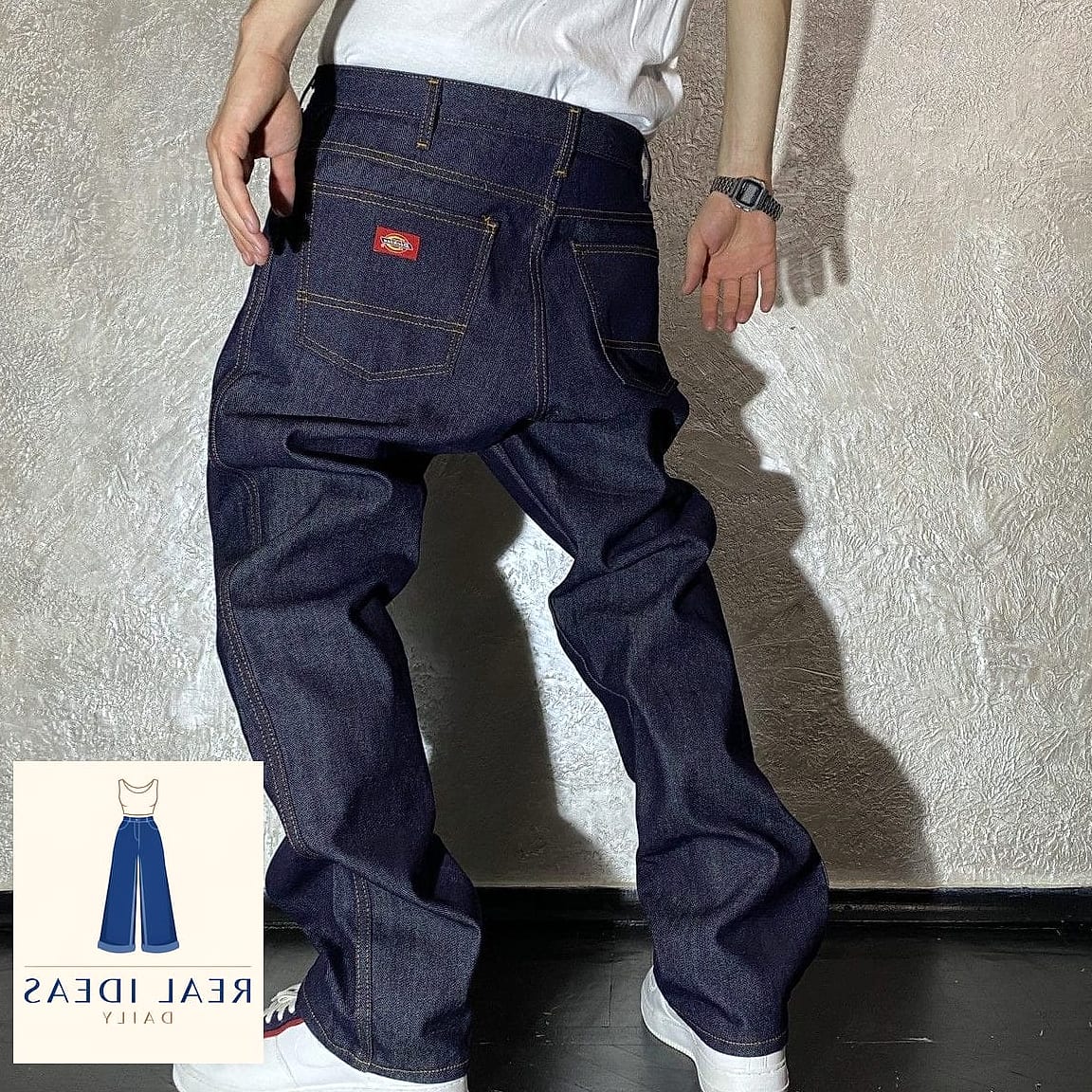 Dark Indigo Baggy Denim