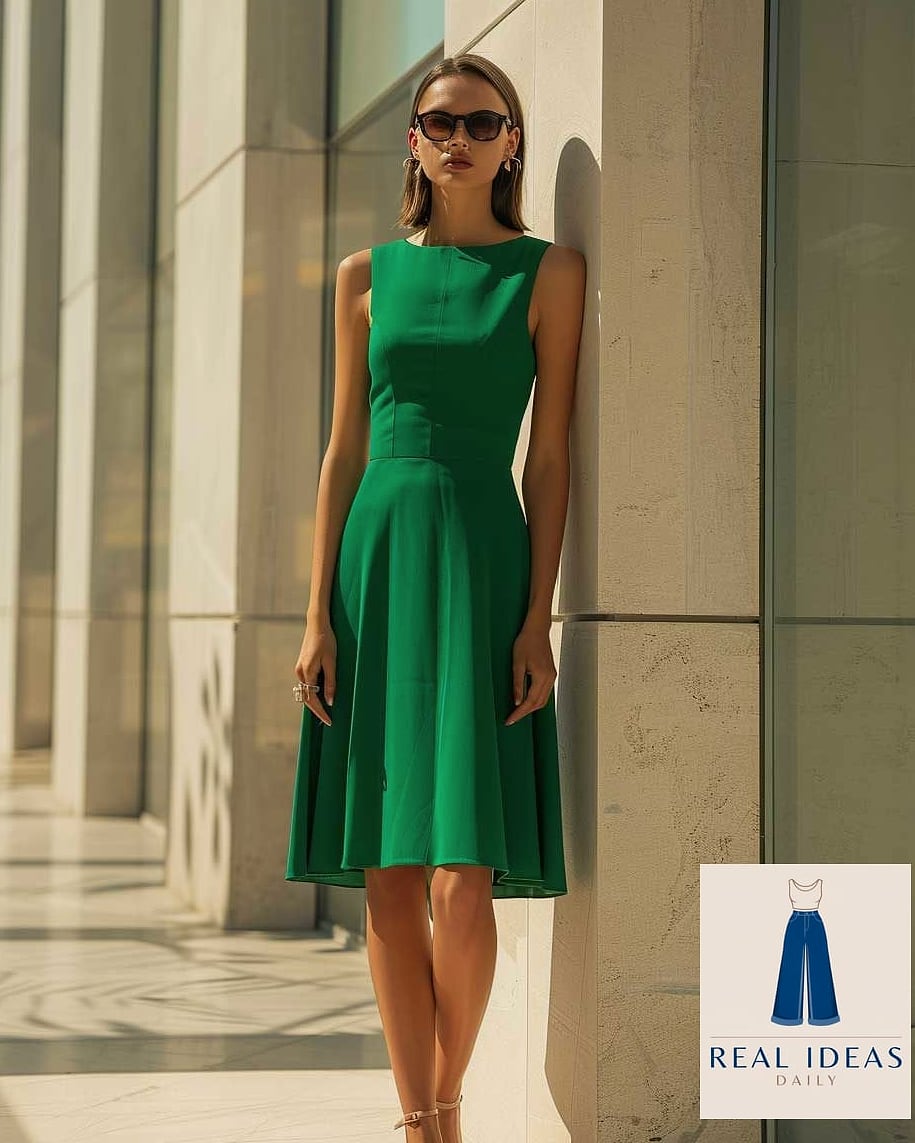 27 Green Dress Outfit That Are Absolutely Stunning 14 Deep Green Velvet Dress for Holiday Parties
