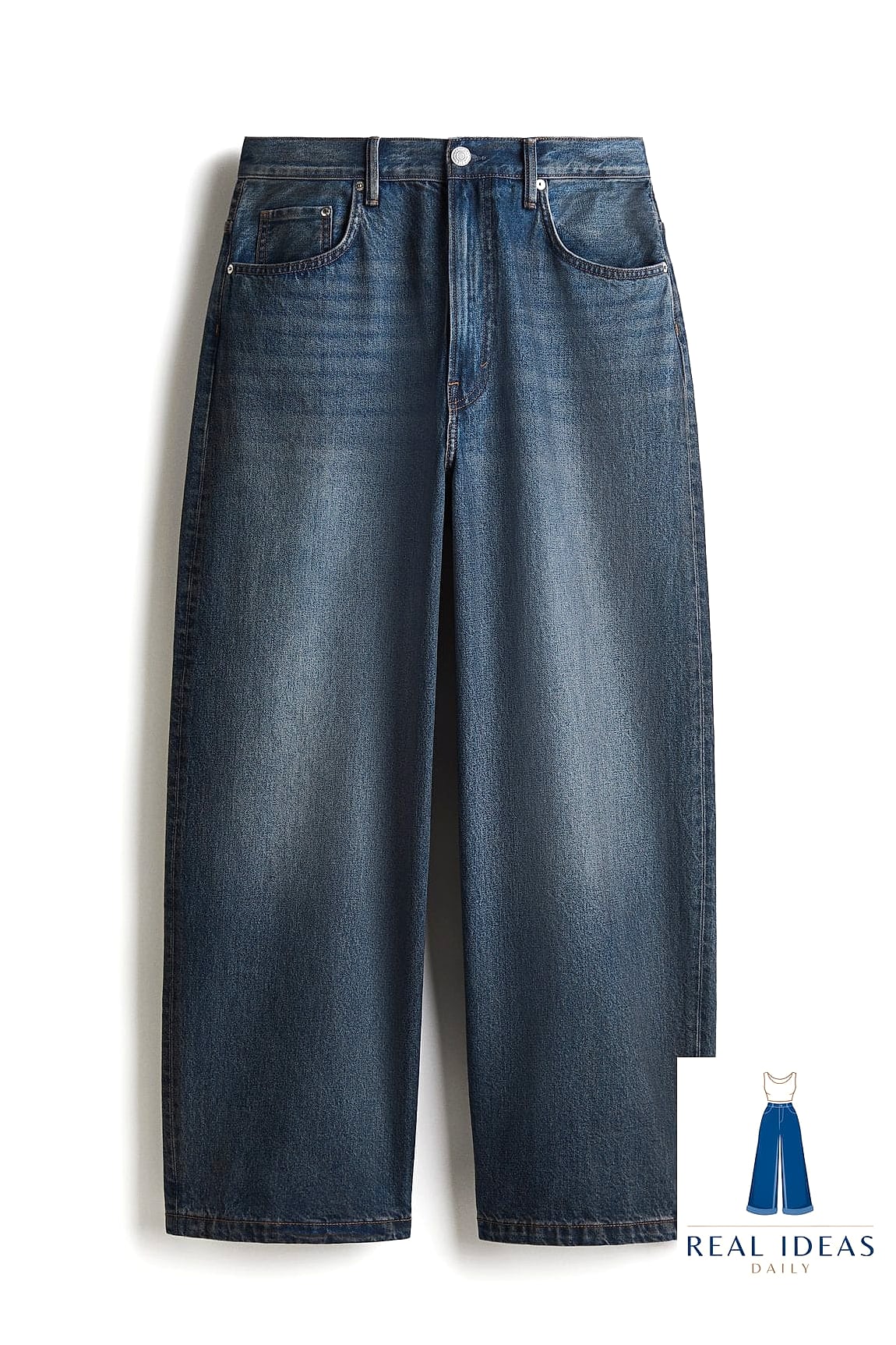 30 How To Style Baggy Jeans Worth Pinning Immediately 15 The Denim on Denim Baggy Jeans Look