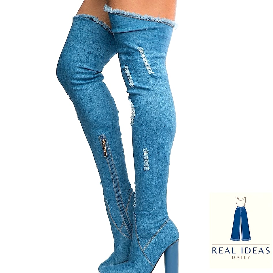 Denim-on-Denim with Boots
